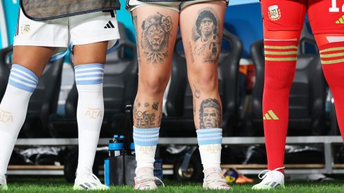 Yamila Rodriguez's Dedication to Ronaldo Showcased through Body Art