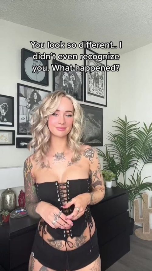 Witness the Transformation of a Woman with 50 Tattoos