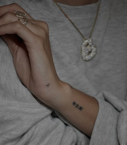 13 Adorable Coquette Tattoo Ideas Inspired by Hailey Bieber's Dainty Bow
