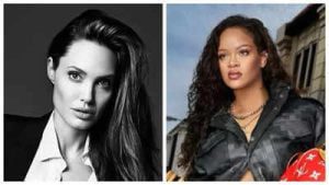 Angelina Jolie's middle finger tattoos