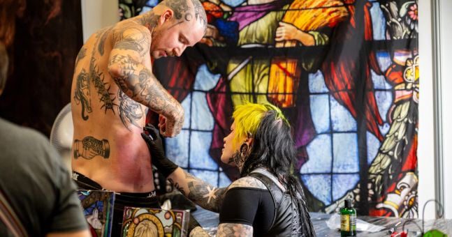 Get pierced tatted and fed at the Dublin Tattoo Convention