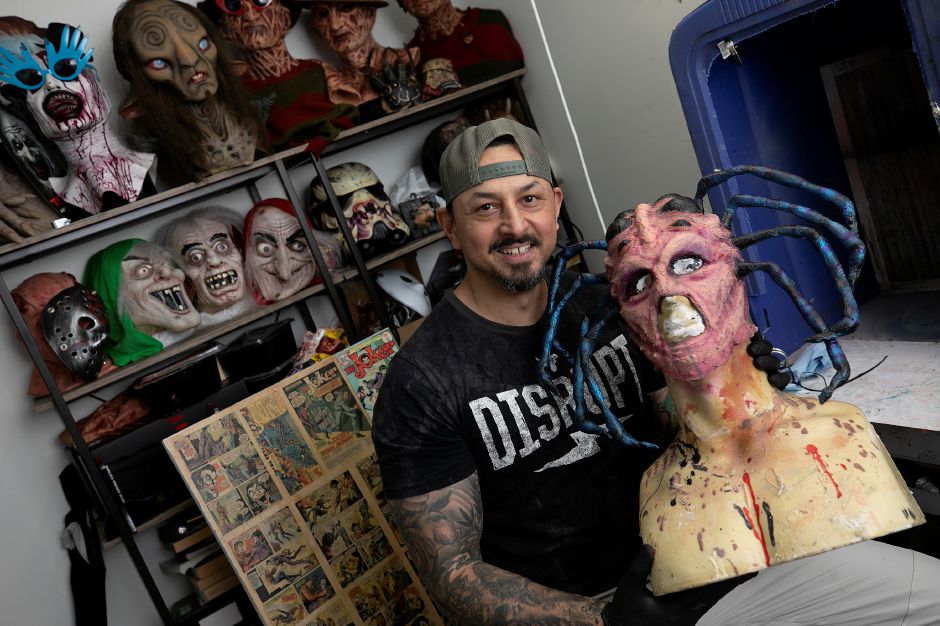 Wallingford tattoo artist finds creative freedom in horror inspired masks and