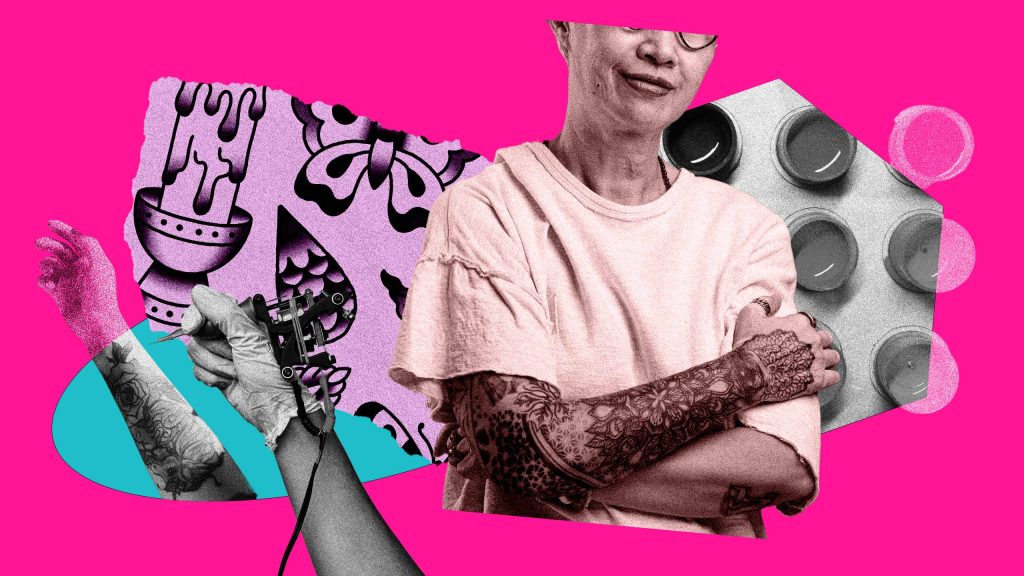 The queer euphoria of tattooing scaled